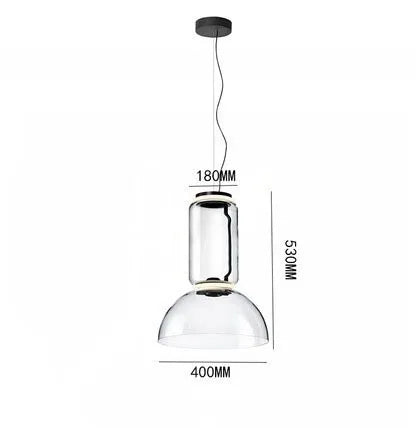 Noctambule Pendant light Nordic glass hanging light for Dining Room Designer lamp Home room decoration Noctambule Floor Lamp