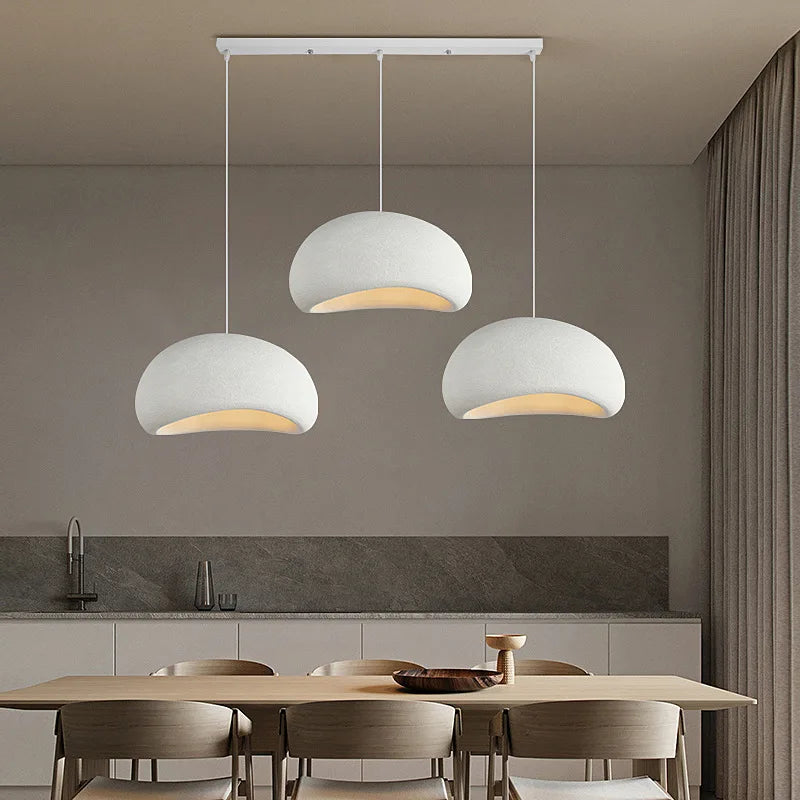 Wabi Sabi LED Pendant Lights for Living Dining Room Bedroom Restaurant Loft Decor Hanging Chandelier Art Suspension Luminaire