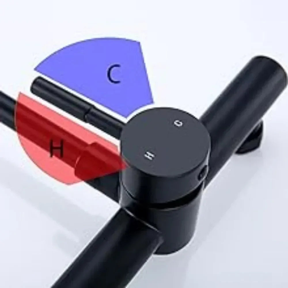 Kitchen Faucet Hot and Cold Water Household Wall Mounted Tap Bathroom Faucet Shower Faucet Bathroom Accessories