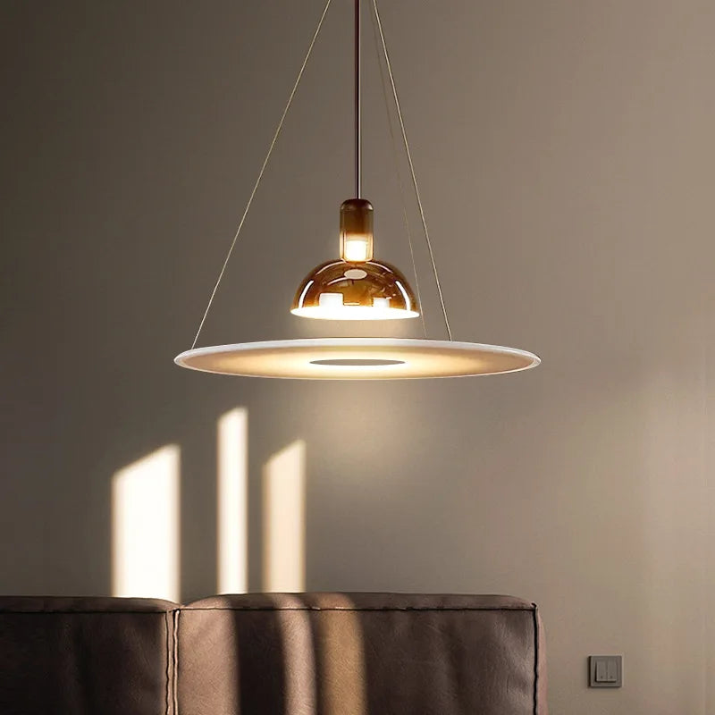 Italy Frisbi Flying Saucer Pendant Lamp