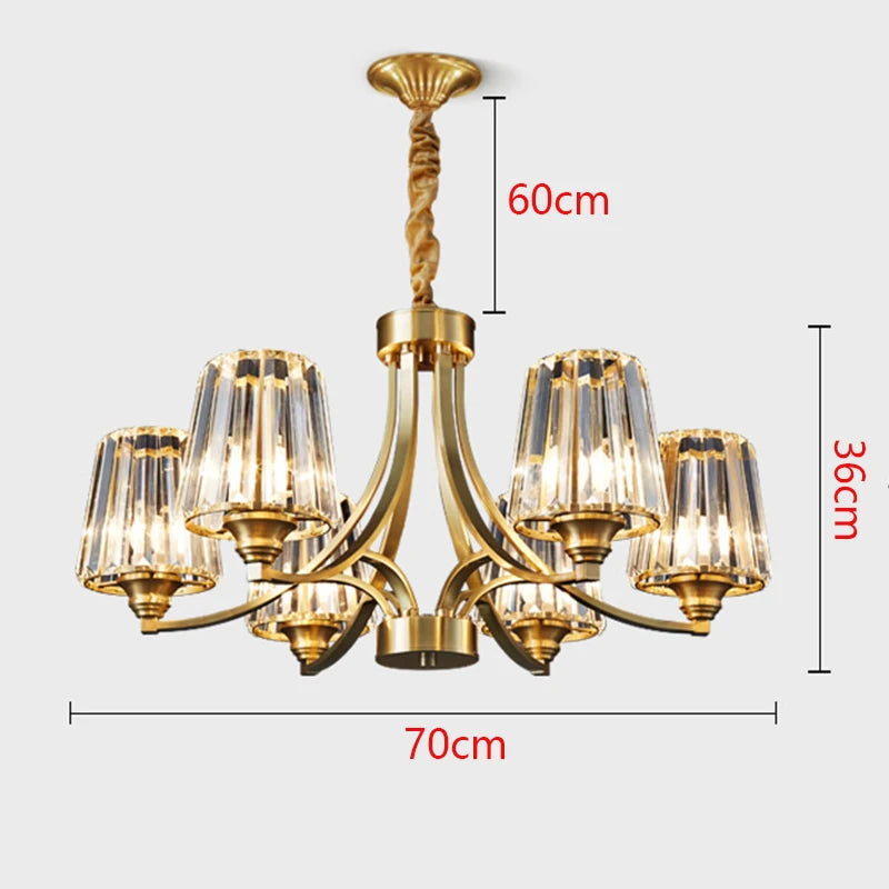 home decorationPendant lights, luxury crystal living room chandelier, dining room Pendant lamp, ceiling light, indoor lighting