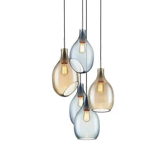Nordic Glass Bottle Pendant Lights