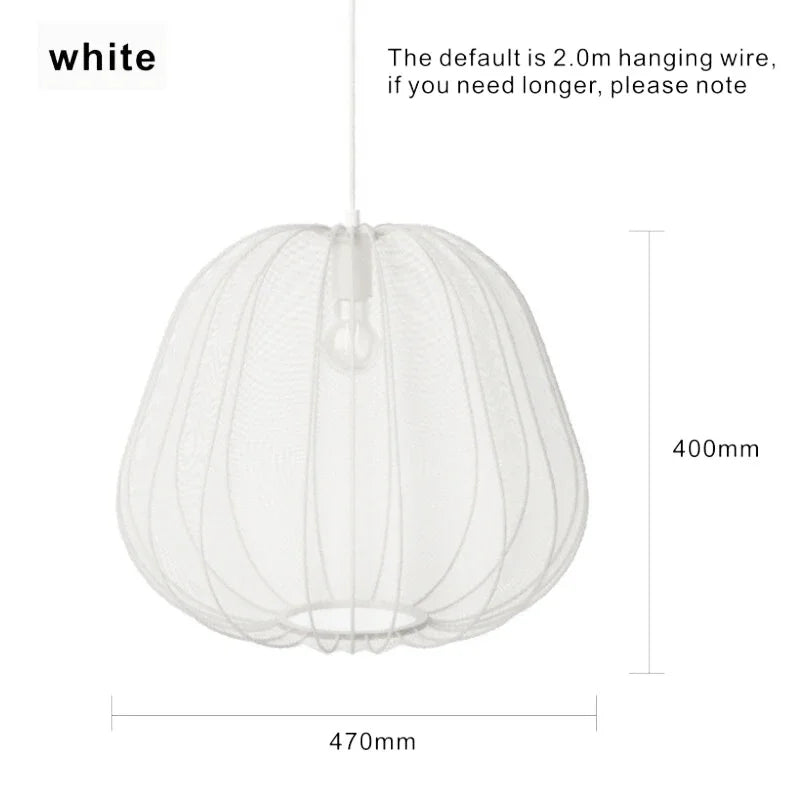 Bolia Balloon Pendant Lamp wabi sabi silk lantern Creative Fabric Lamp Living Room Bedroom Staircase Aisle Restaurant lighting