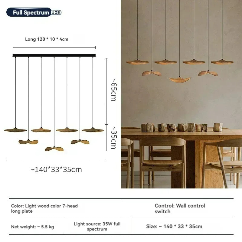 Designer Chinese Log Craft Chandelier