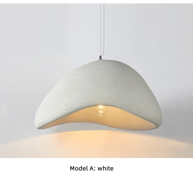 Wabi Sabi LED Pendant Lights for Living Dining Room Bedroom Restaurant Loft Decor Hanging Chandelier Art Suspension Luminaire
