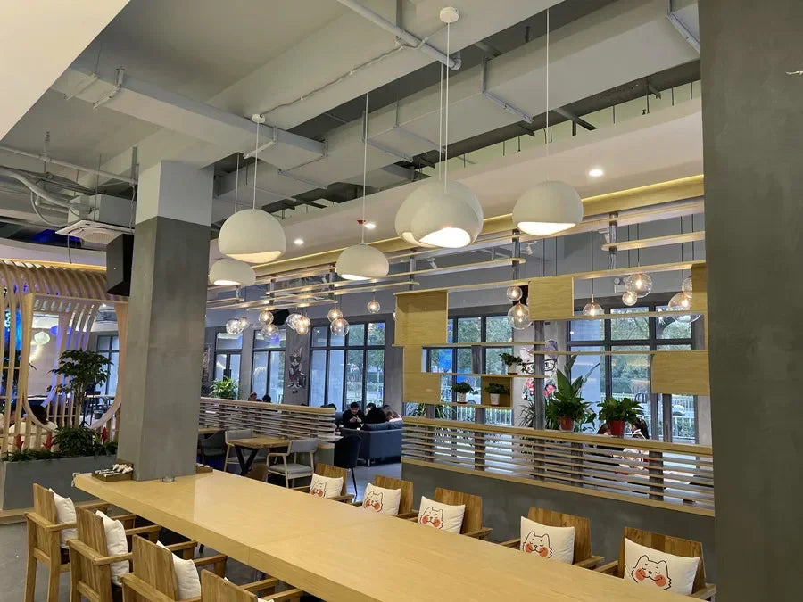 Japanese Wabi-sabi Style Living Room Chandeliers Dining Room Bar Lights Nordic Designr Curve Pendant Lights LED Home Decoration