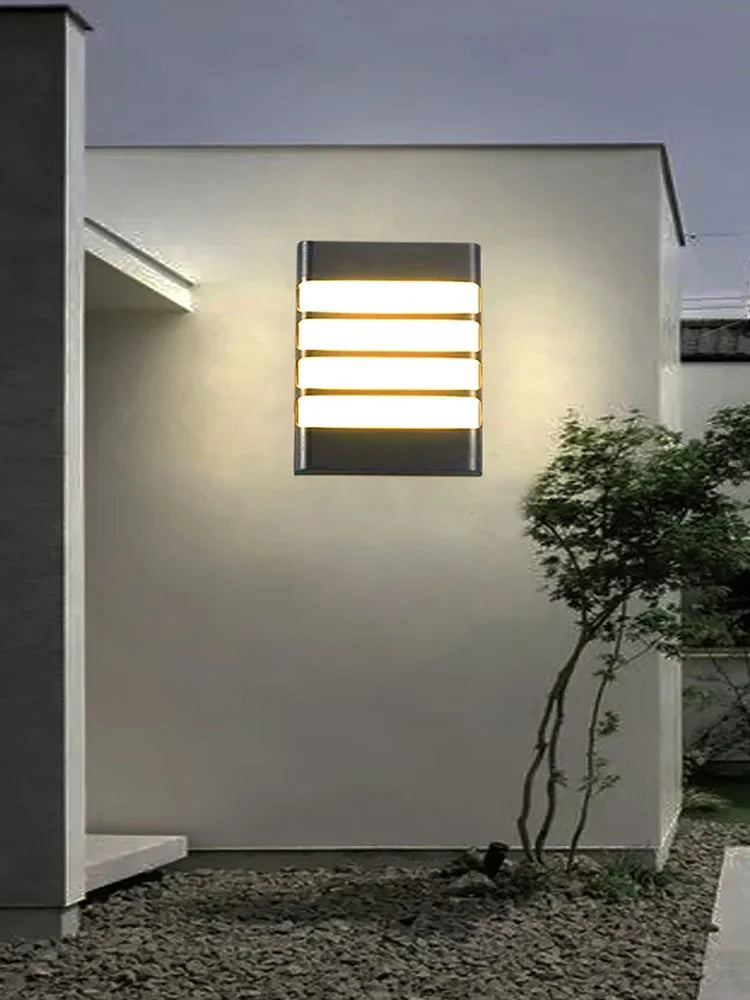 Modern LED Wall Lamp Outdoor Waterproof Wall Sconce