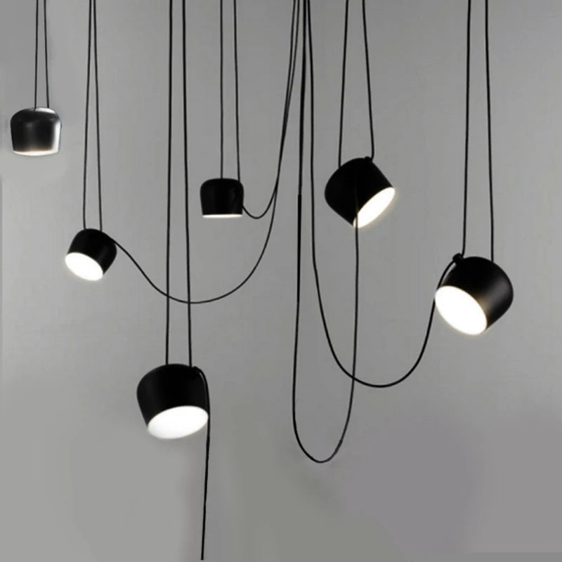Modern LED Drum Pendant Lamp