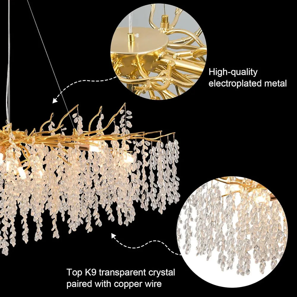 Luxury Tree Branch Crystal Chandeliers