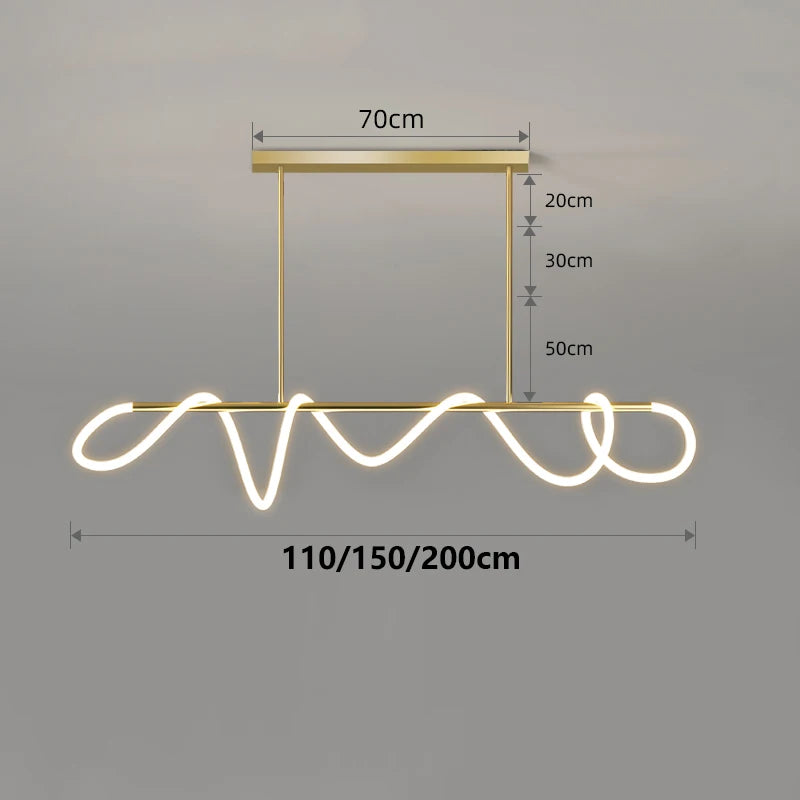 Modern art home decor led lights pendant light lamps for living room Chandeliers for dining room hanging light indoor lighting