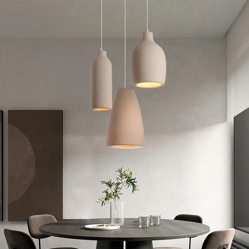 Modern Wabi-Sabi Minimalist LED Pendant Light Chandelier