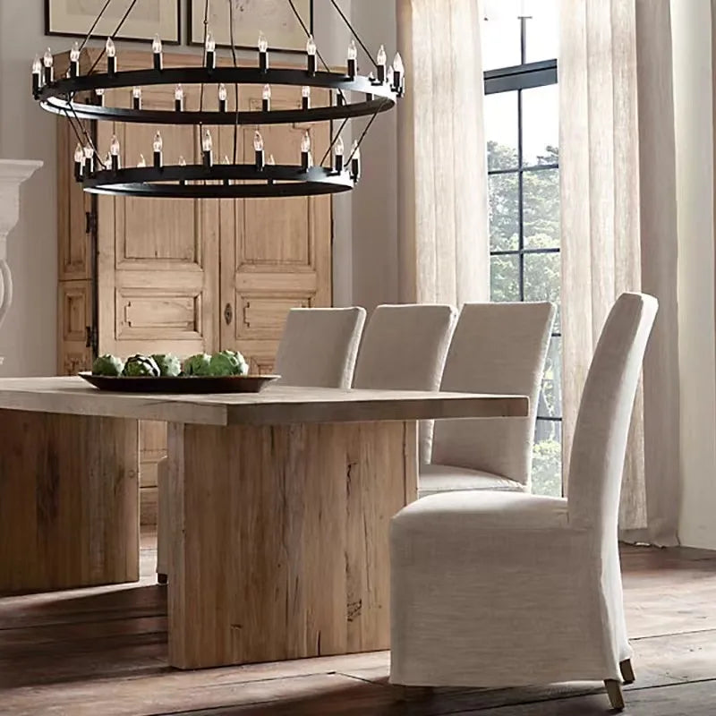 American Retro Iron Double Pendant Lamp