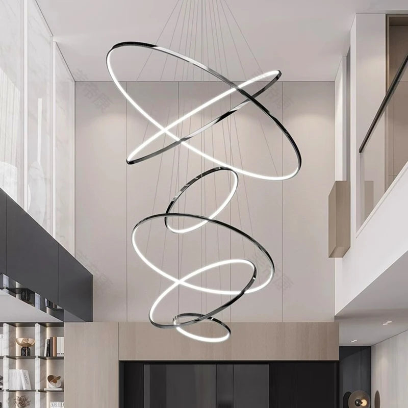 Nordic Stainless Steel Chandelier