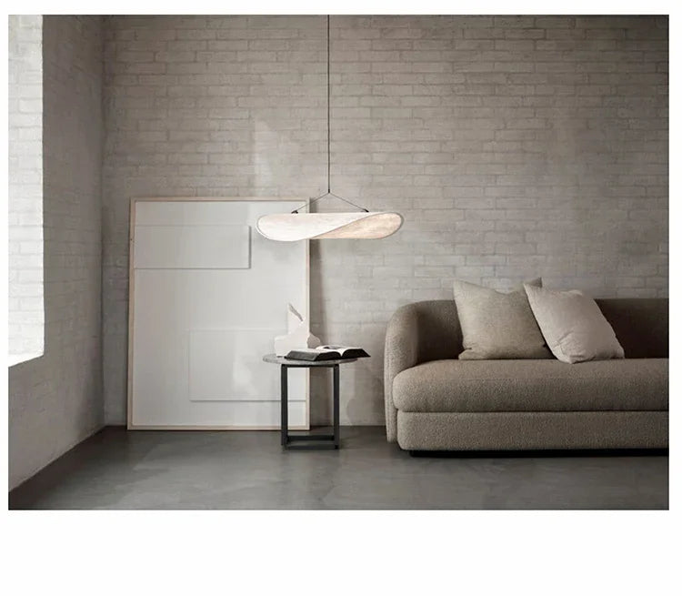 Modern LED Silk Pendant Lamp Nordic Creative Ceiling Pendant Restaurant Living Room Lighting Home Decoration Fabric Pendant Lamp