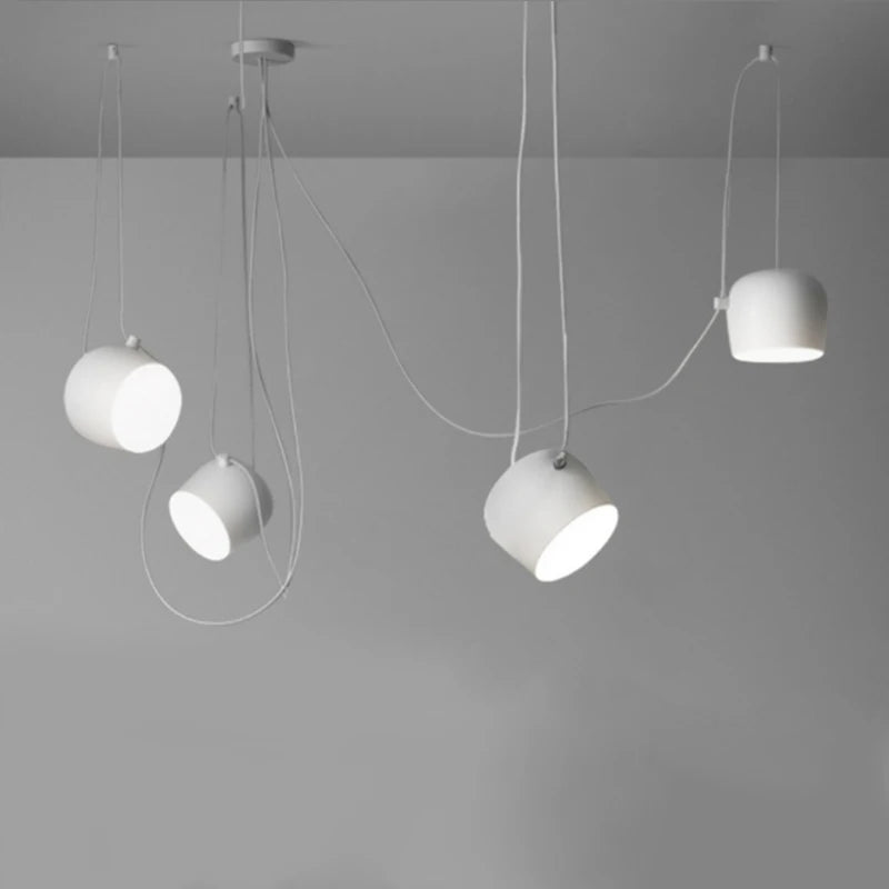 Modern LED Drum Pendant Lamp