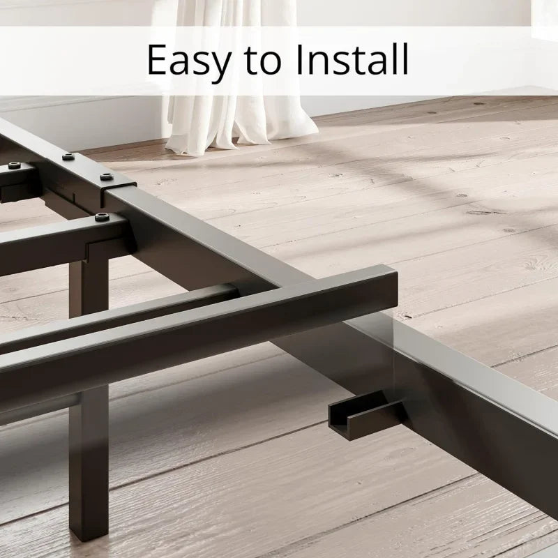King Size Storage Bed Frame with Charging Station