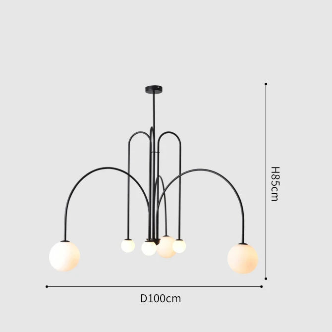 Comet Nordic LED Chandelier