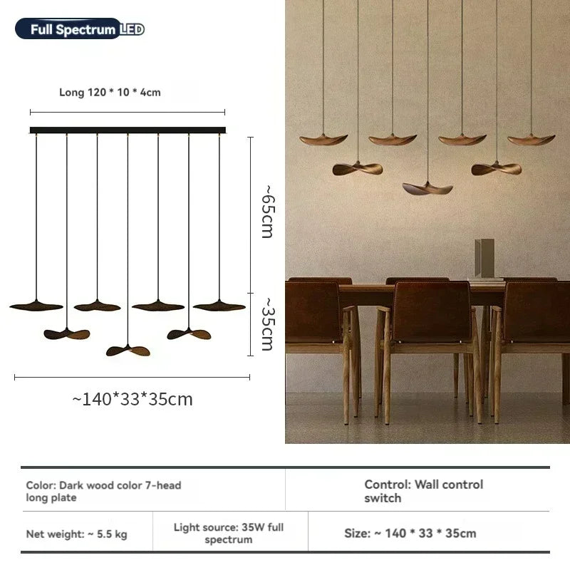 Designer Chinese Log Craft Chandelier