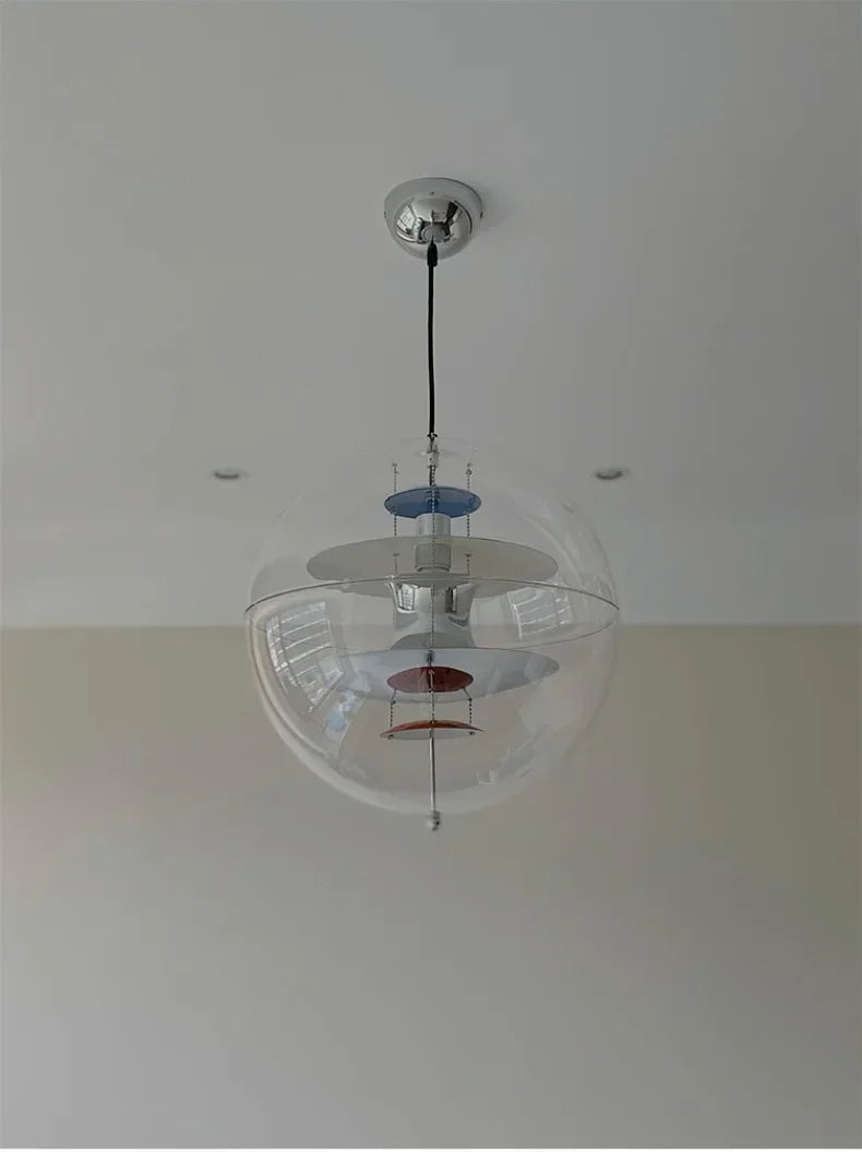 Danish Personality Spherical Planet Lamp Creative Nordic Cafe Tea Restaurant Bar Designer Chandelier