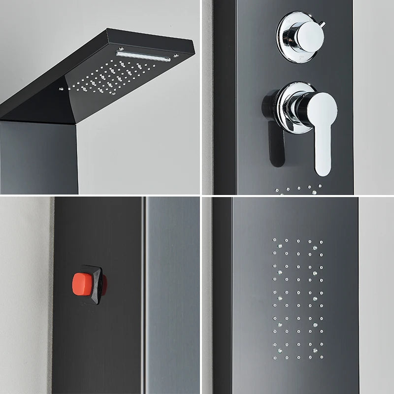 Bathroom Shower Panel LED Light Bathroom Faucet
