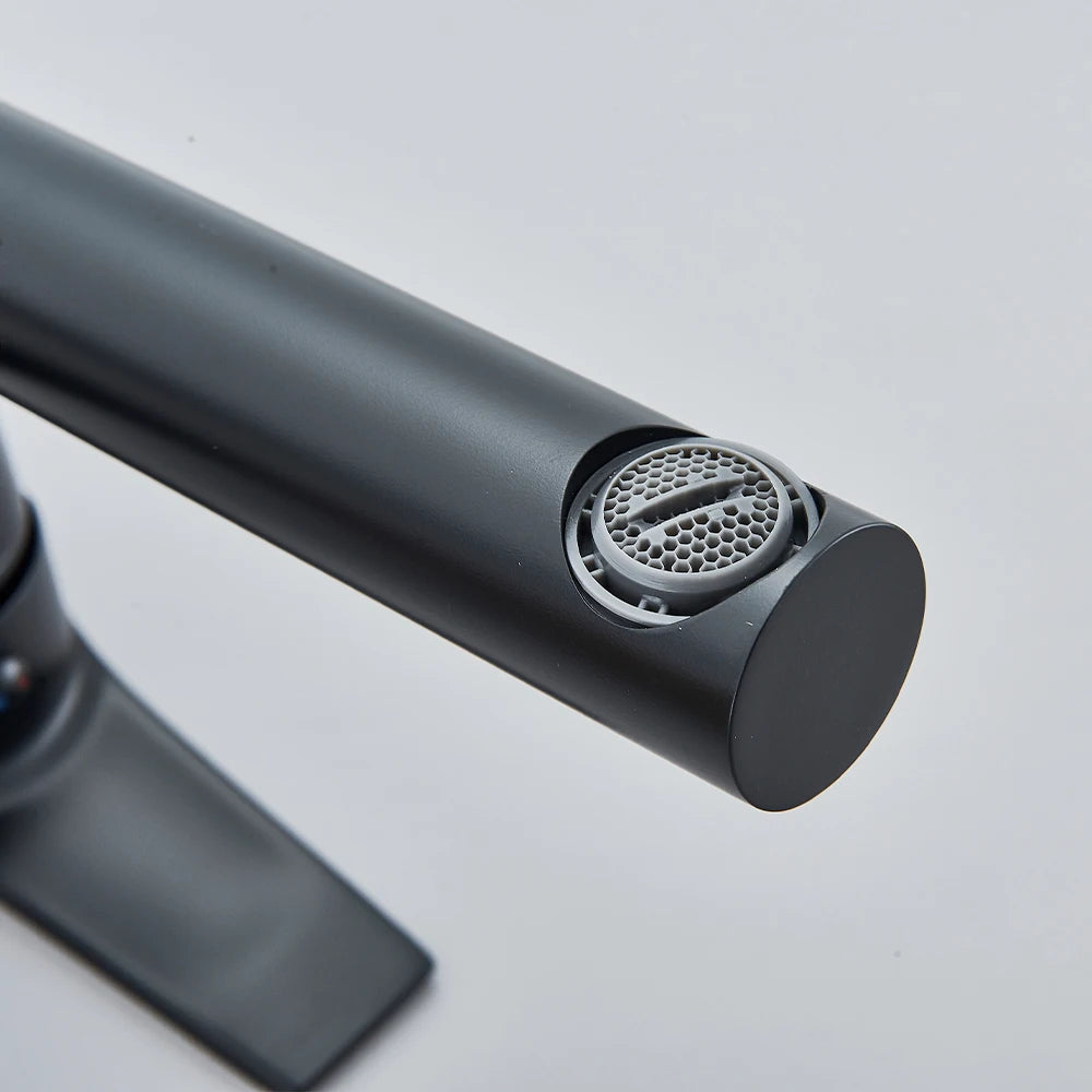 Black Waterfall Bathtub Faucet Hot Cold Water Mixer Tap Bathroom Bathtub  Faucets Wall-mounted Black Tap
