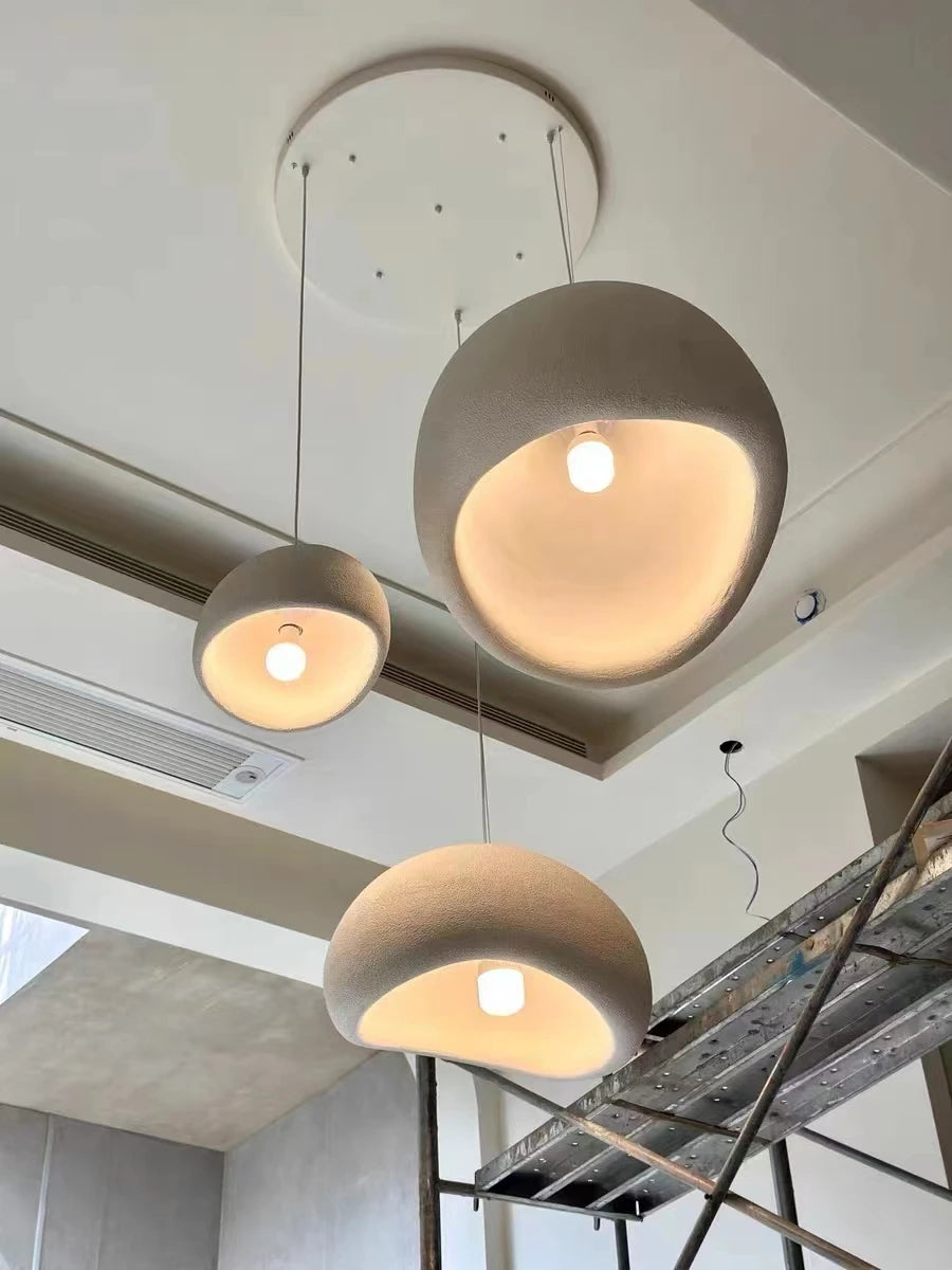 Wabi Sabi LED Pendant Lights for Living Dining Room Bedroom Restaurant Loft Decor Hanging Chandelier Art Suspension Luminaire
