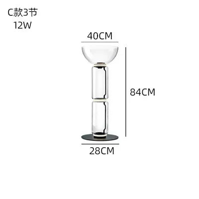Noctambule Pendant light Nordic glass hanging light for Dining Room Designer lamp Home room decoration Noctambule Floor Lamp