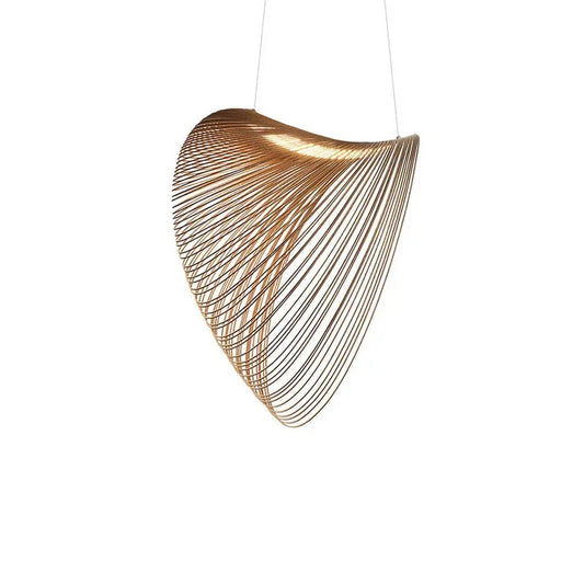 Modern LED Pendant Lights Wooden Bird's Nest Hanging Chandeliers Dining Room Kitchen Restaurant Decor Suspension  Lamps