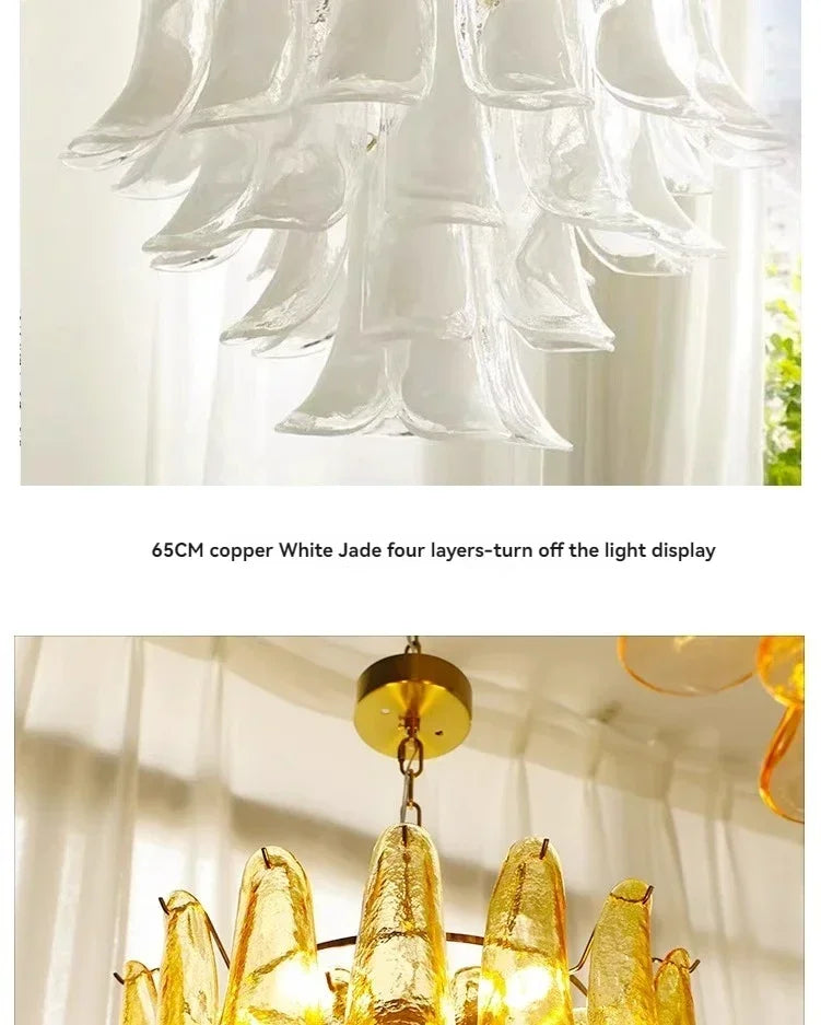 Modern Gold Branch Crystal Chandeliers