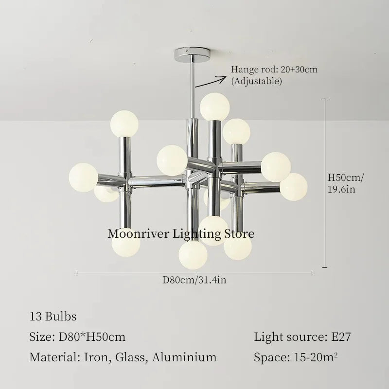 Bauhaus Glass Hanging Lamps