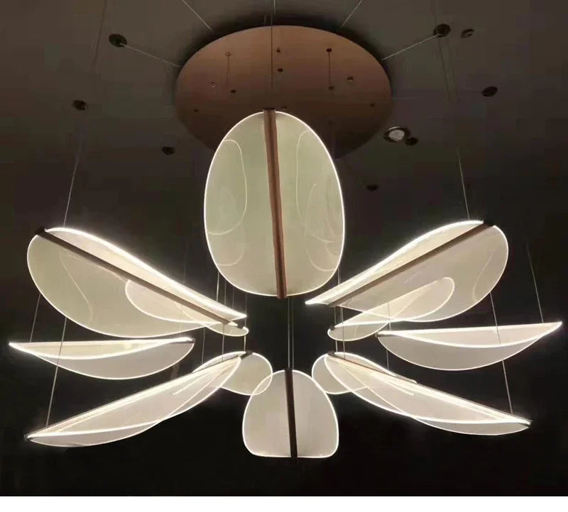 Acrylic Flower Shade Pendant Lamp Nordic