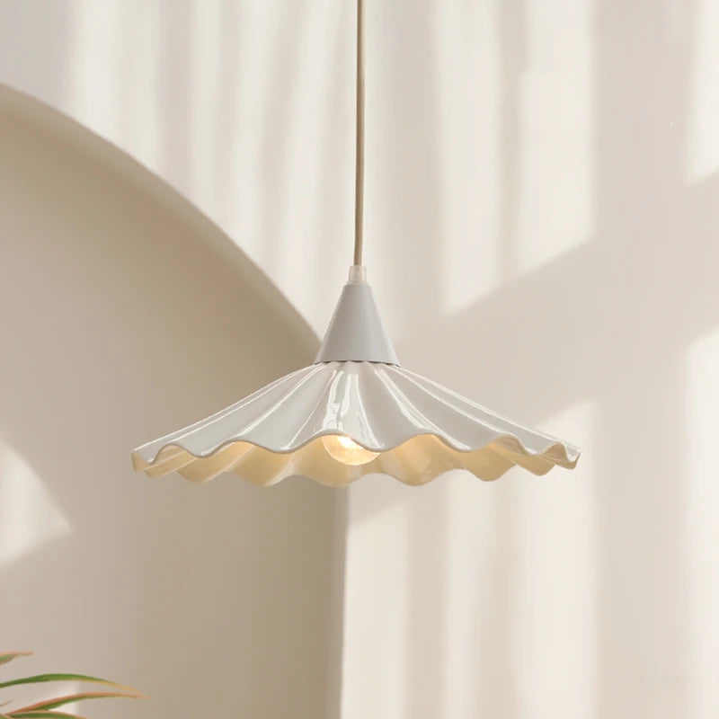 30cm Japanese Style White Ceramic LED Pendant Lights