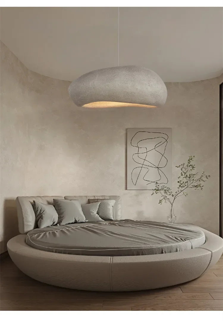 Japanese Wabi-sabi Style Living Room Chandeliers Dining Room Bar Lights Nordic Designr Curve Pendant Lights LED Home Decoration