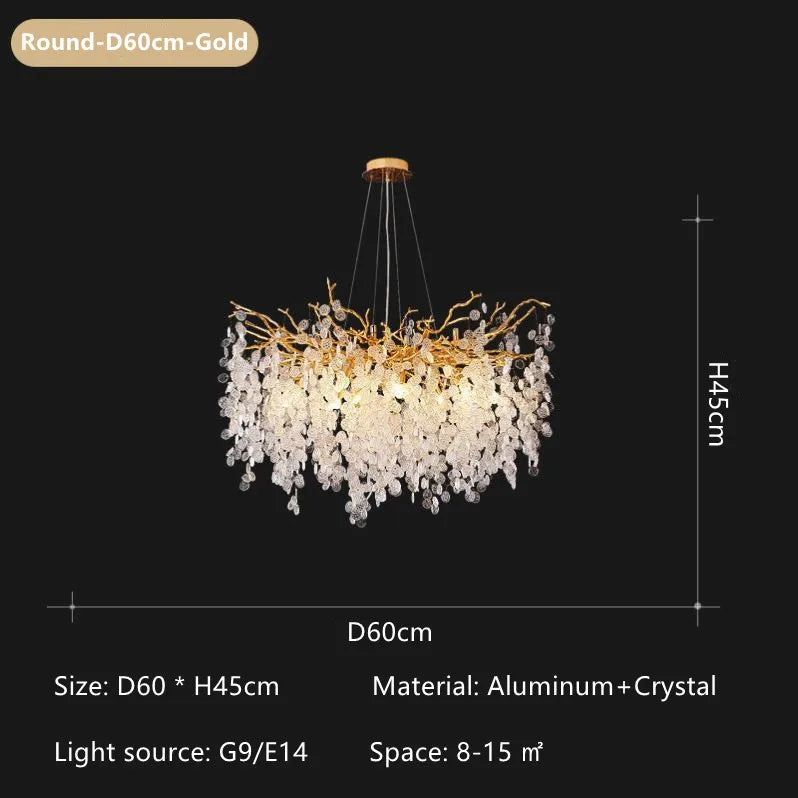 Nordic Industrial Modern Chandeliers for Living Room Dinning Hotel Hall Tree Branch Pendant Lamps Indoor Lighting Lustre Fixture
