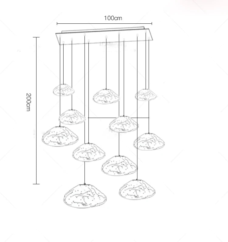 Nordic home decor Chandeliers for dining room lustre pendant lights hanging lamps for ceiling Light fixture indoor lighting