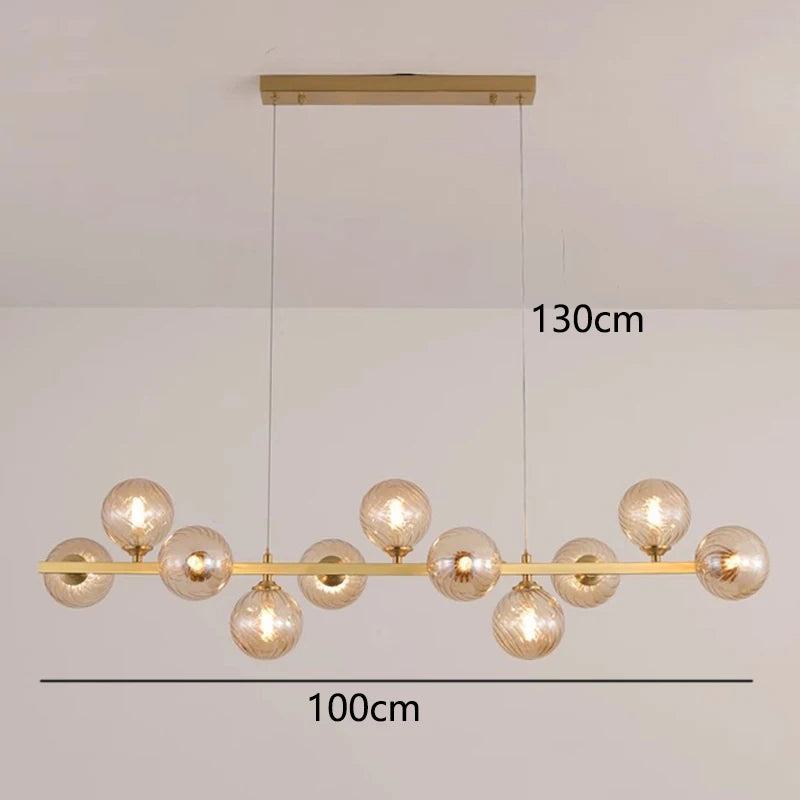 Modern Remote Dimmable Chandeliers