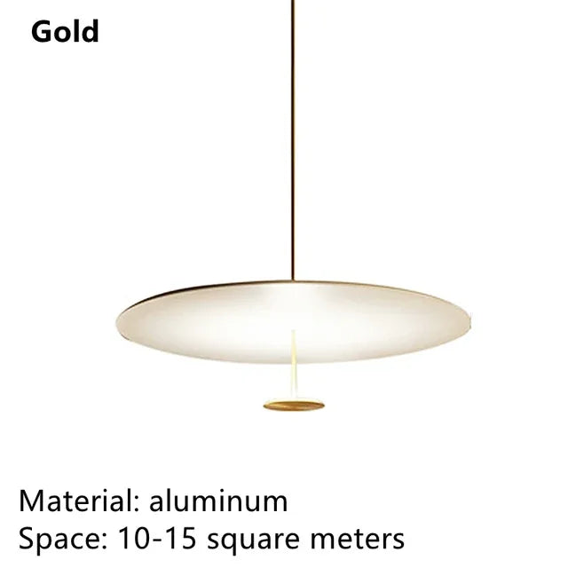 Black and Gold Suspension Minimalist Pendant Lights