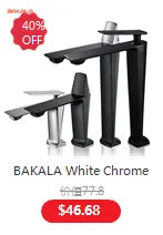 BAKALA RED color Wall Mounted Kitchen Faucet Wall Kitchen Mixers Kitchen Sink Tap 360 Degree Swivel Flexible Hose Double Holes