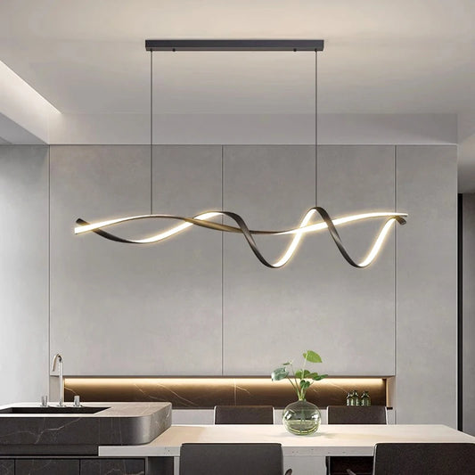 Modern glass home decor led lights pendant light lamps for living room Chandeliers for dining room hanging light indoor lighting