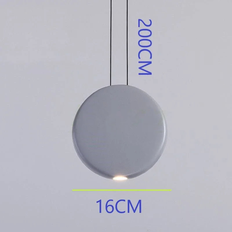Scandinavian chandelier Dining room Coffee Shop Bar Kitchen Island Chandelier minimalist Moon lamp Crescent pendant lamp