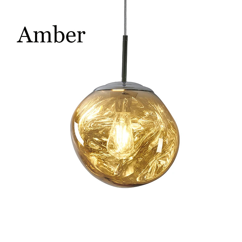 Nordic Lava Lamp LED Pendant Lights Modern Light PVC Lighting Living Room Indoor Decor Home Fixtures Loft Kitchen Hanging Lamp
