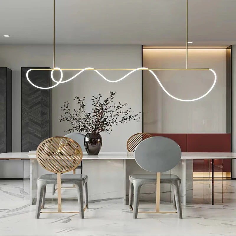 LED Long Strip Designer Light 200CM Chandelier