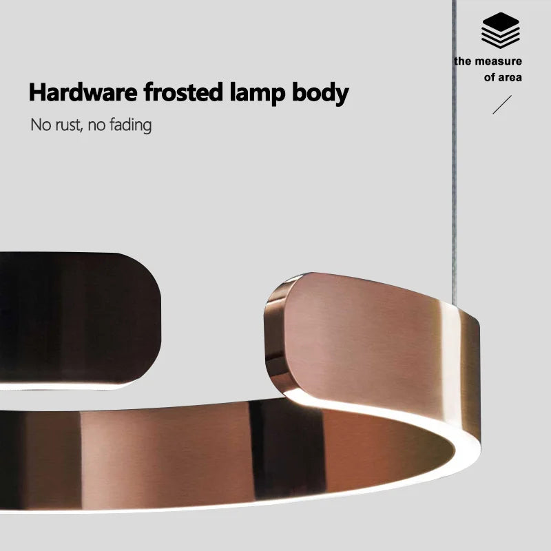 Nordic Ring LED Pendant Lamp Dimmable