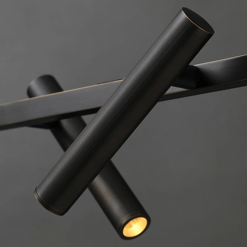 Modern Black Linear LED Lights