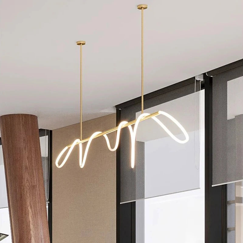 Modern art home decor led lights pendant light lamps for living room Chandeliers for dining room hanging light indoor lighting