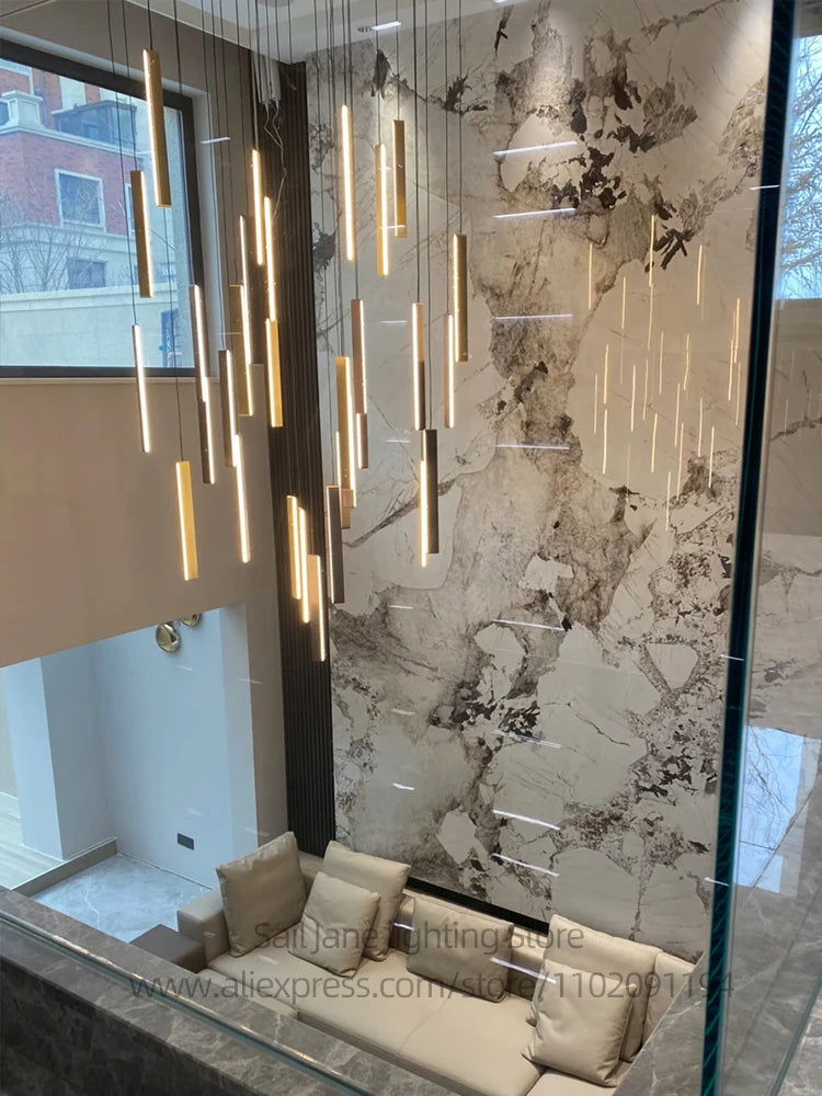LED Duplex Nordic Chandelier