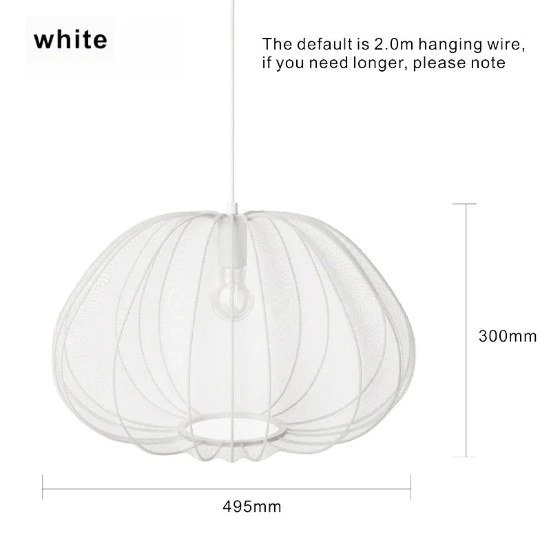 Bolia Balloon Pendant Lamp wabi sabi silk lantern Creative Fabric Lamp Living Room Bedroom Staircase Aisle Restaurant lighting