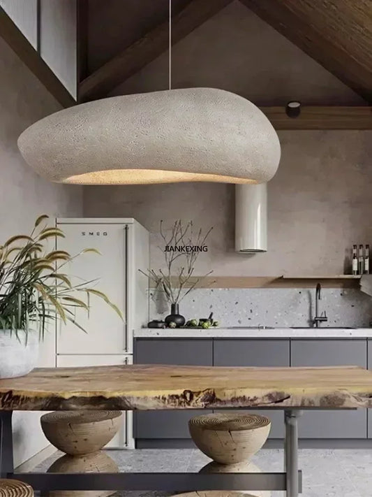 Modern Handmade Japan Style Wabi-Sabi Chandelier