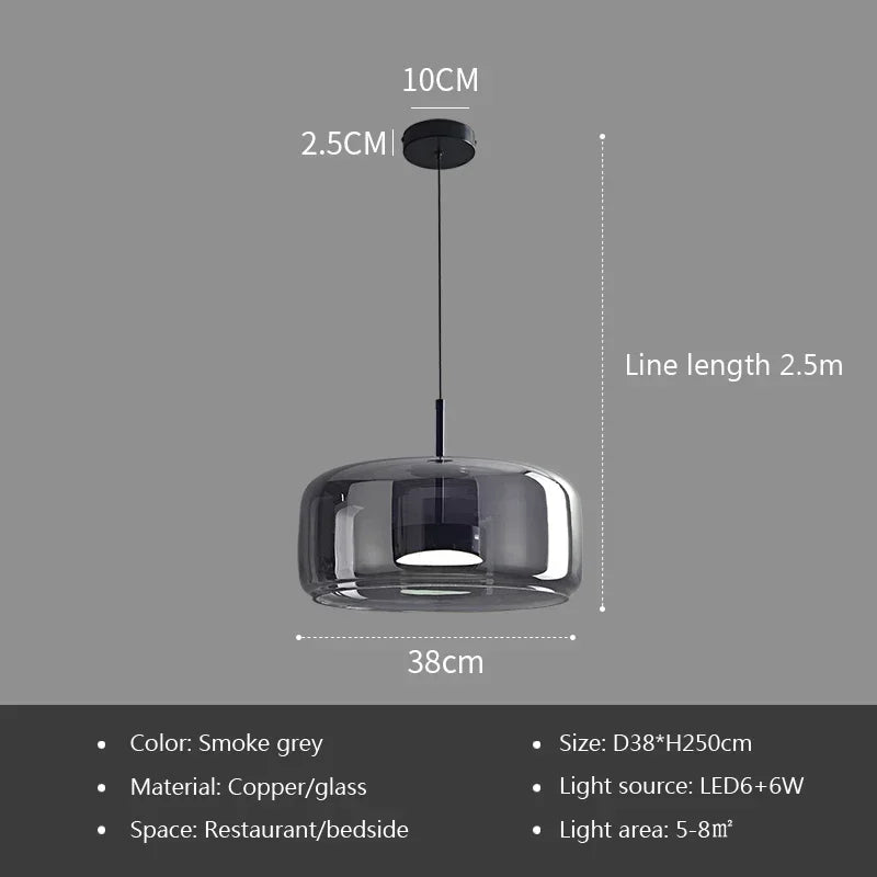Nordic LED Glass Pendant Lights