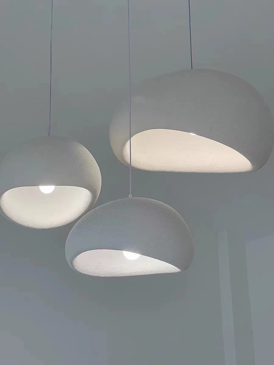 Wabi Sabi LED Pendant Lights for Living Dining Room Bedroom Restaurant Loft Decor Hanging Chandelier Art Suspension Luminaire